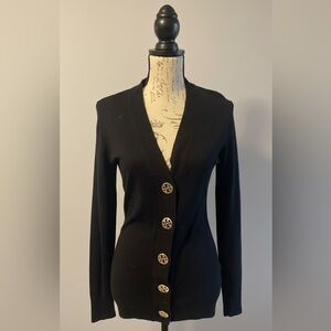 Tory Burch Black Blazer with Gold Buttons